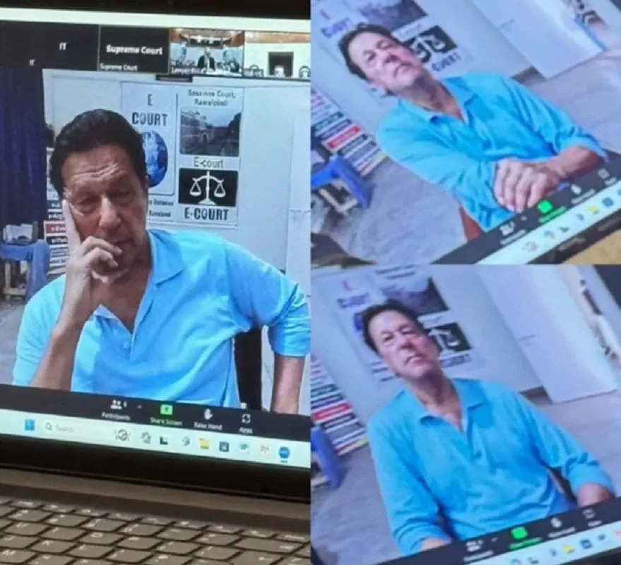 Imran Khan's Stylish Blue Shirt Ignites Social Media Frenzy in Pakistan